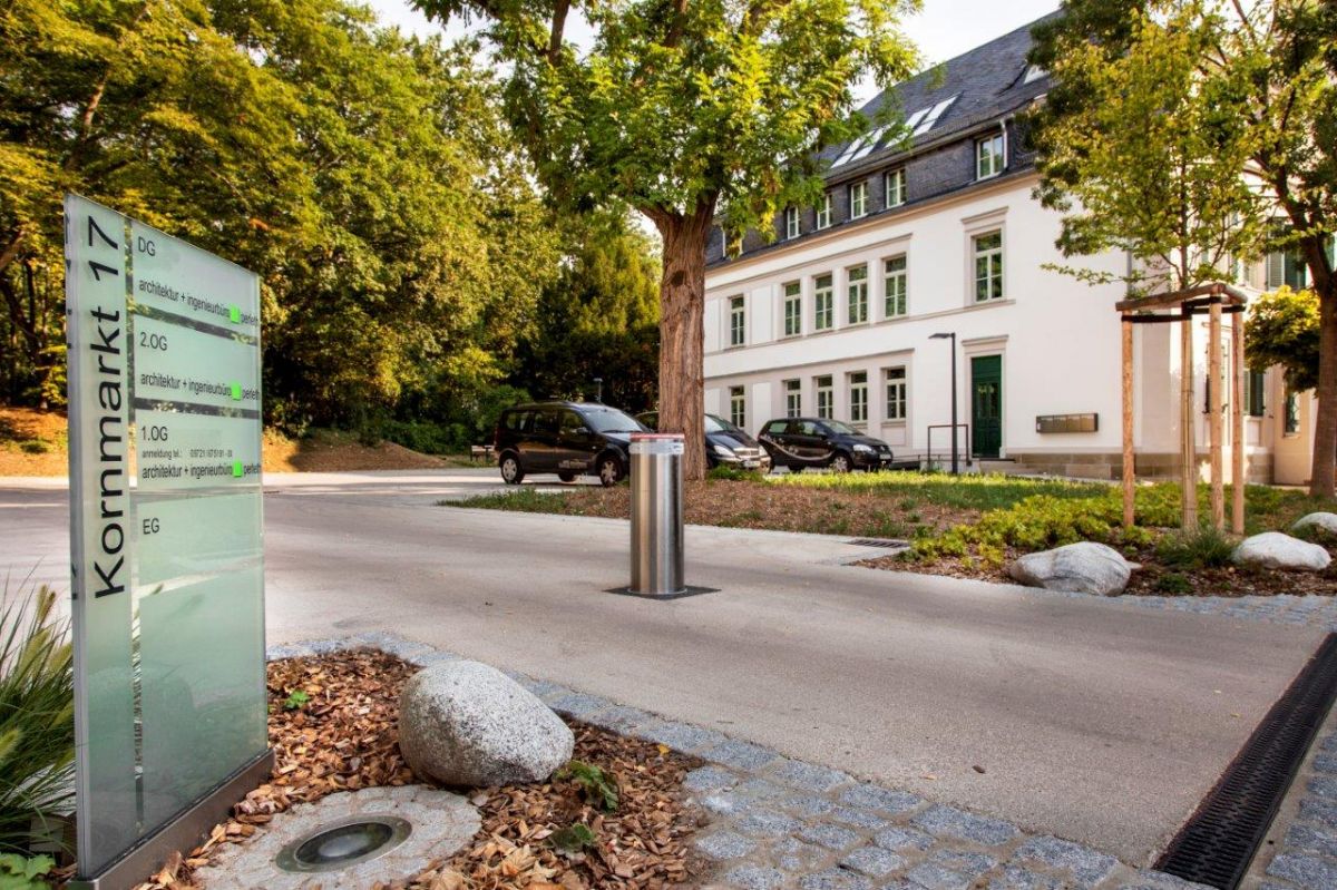 Sanierungaußenanlage villa am kornmarkt in schweinfurt