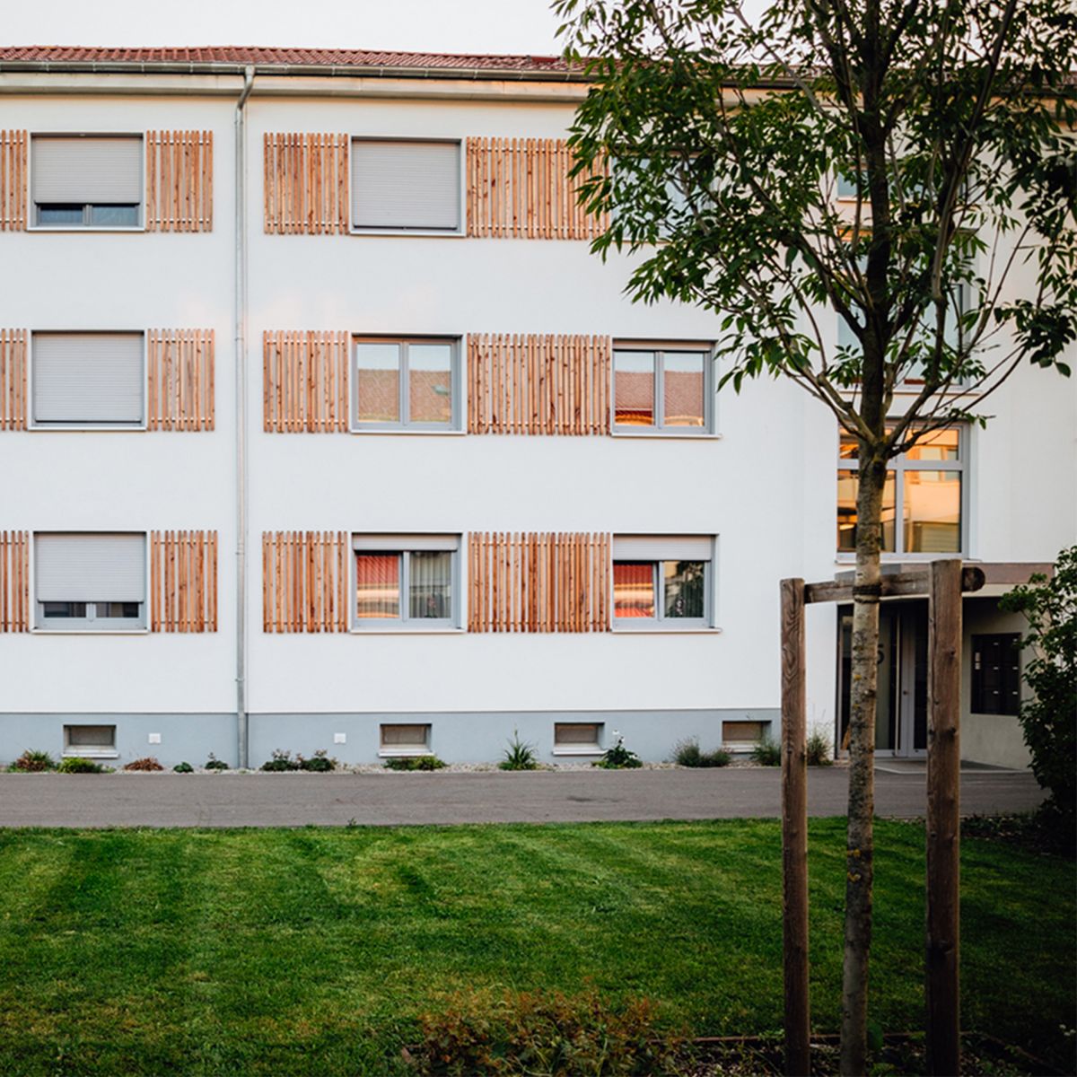 Neugestaltung Außenanlagen Nutzweg in Schweinfurt