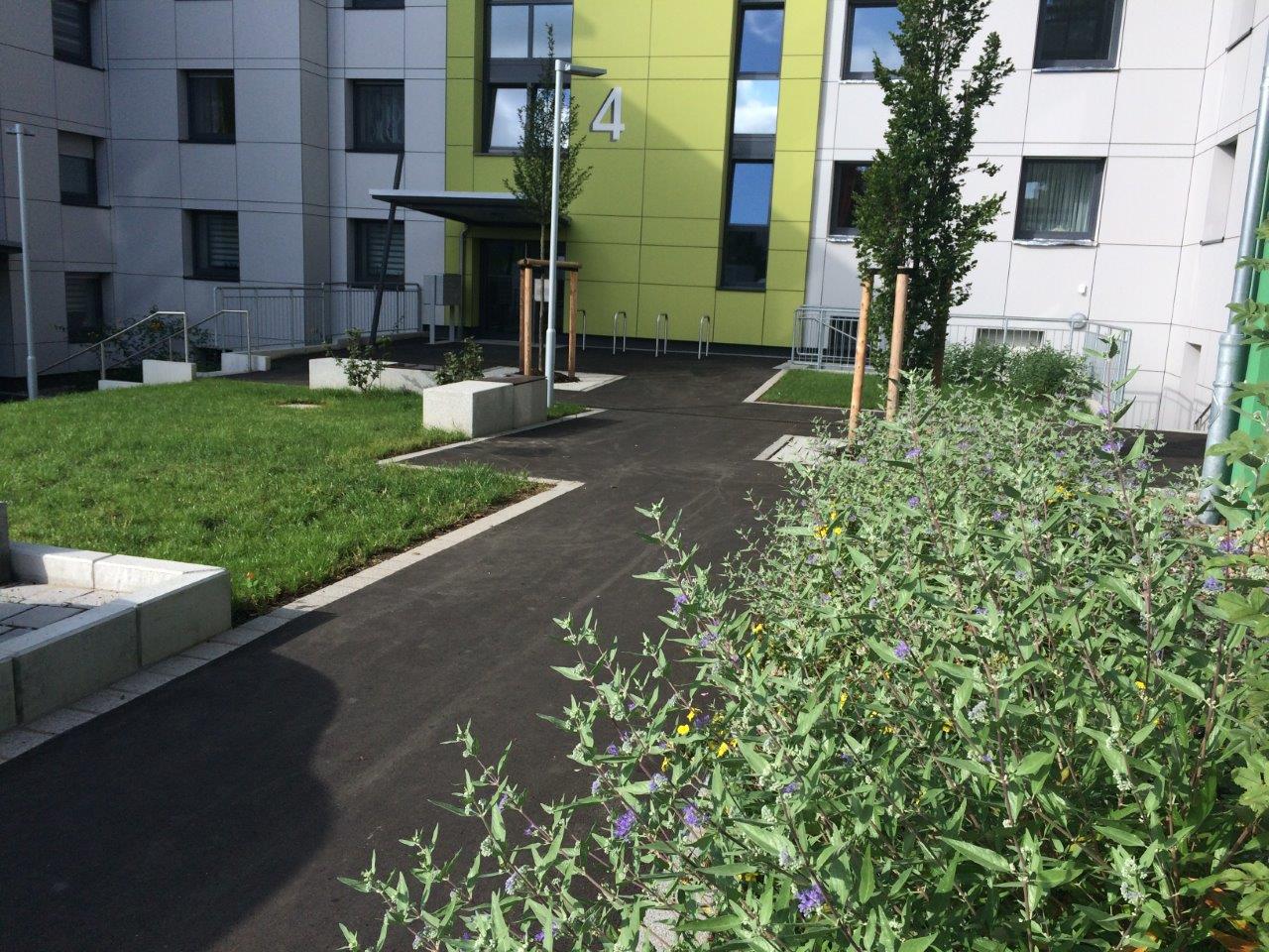 außenanlagen bauverein theodor-heuss-straße